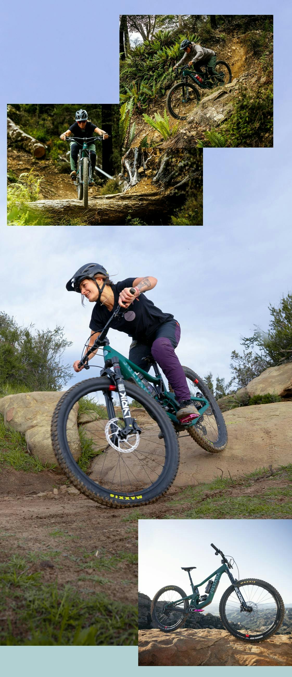 Juliana Bicycles Roubion MX full suspension women's mountain bike